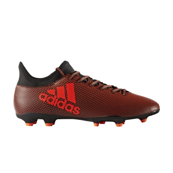 chaussure de foot adidas rouge et noir
