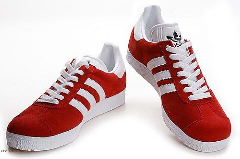 adidas homme chaussures rouge