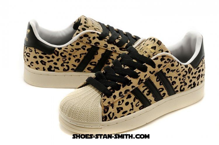 superstar adidas leopard