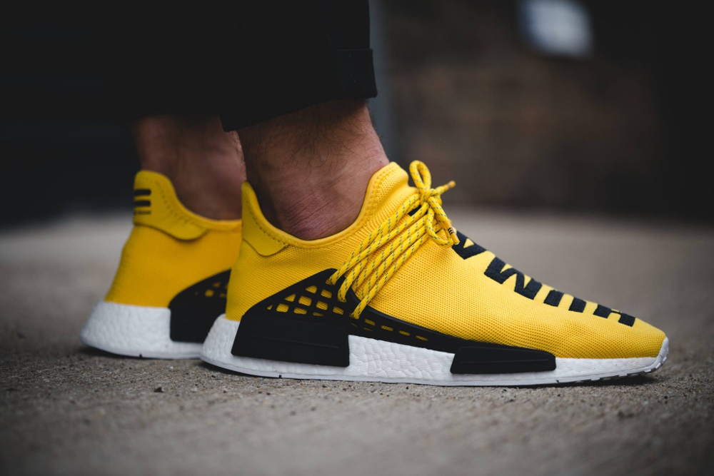 adidas human race homme jaune