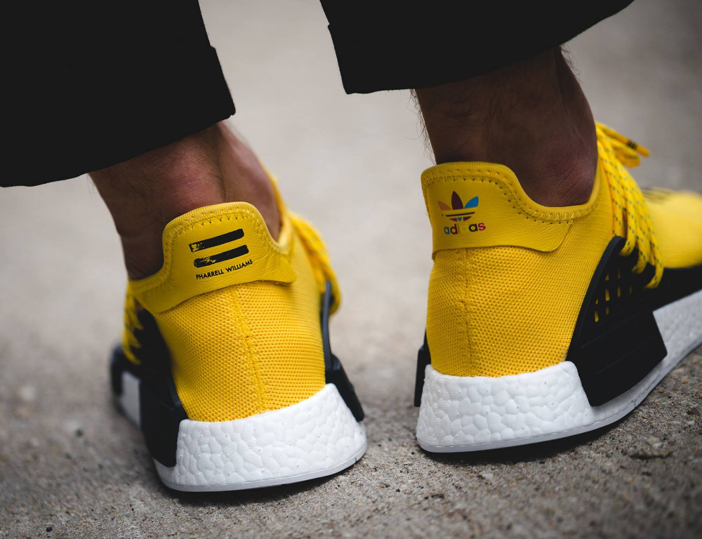 adidas human race homme jaune