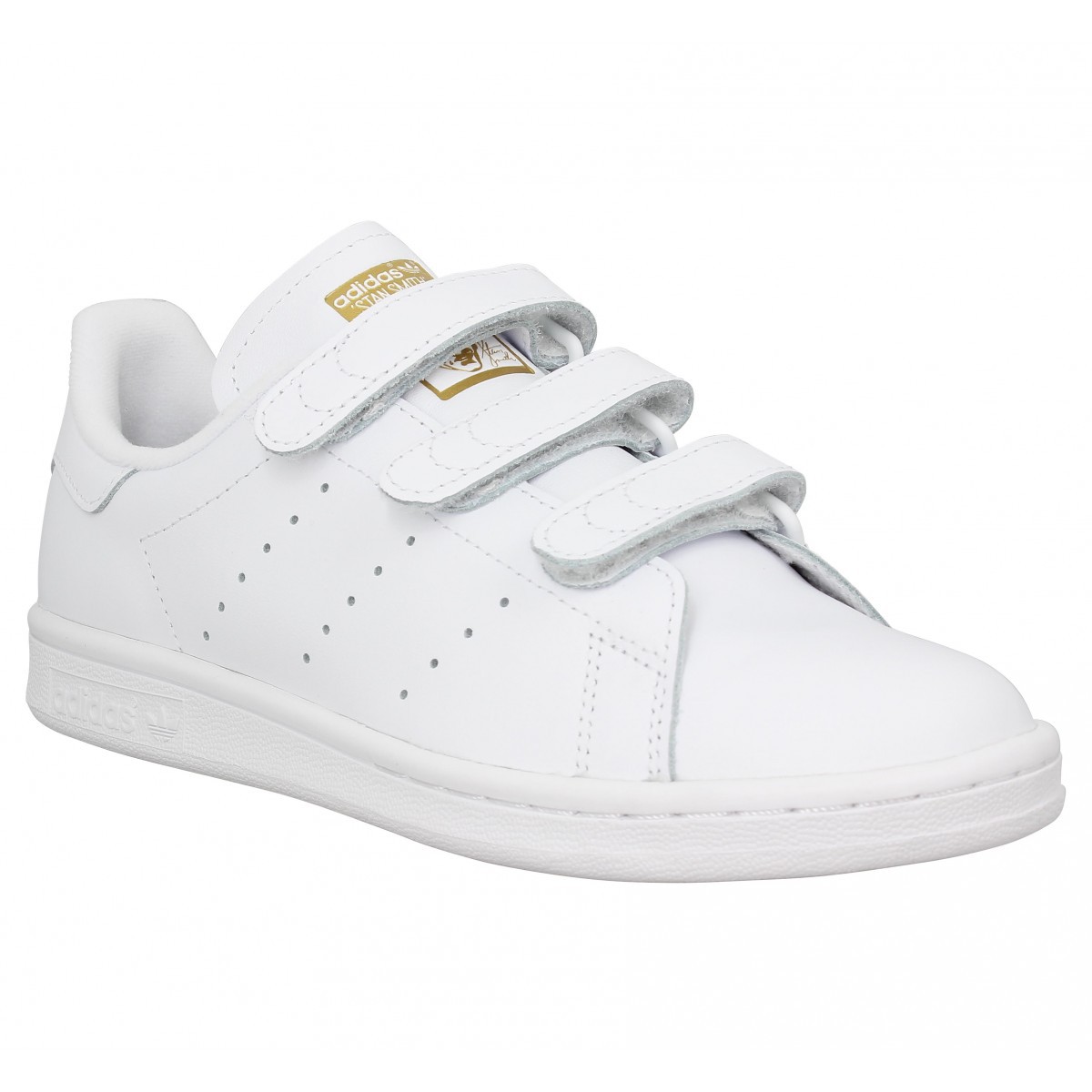 stan smith femme grise et blanche