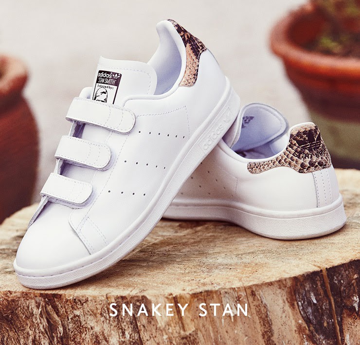 stan smith croco femme brun