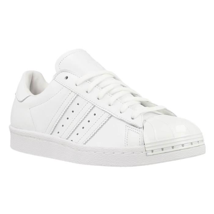 adidas superstar metal toe enfant blanc