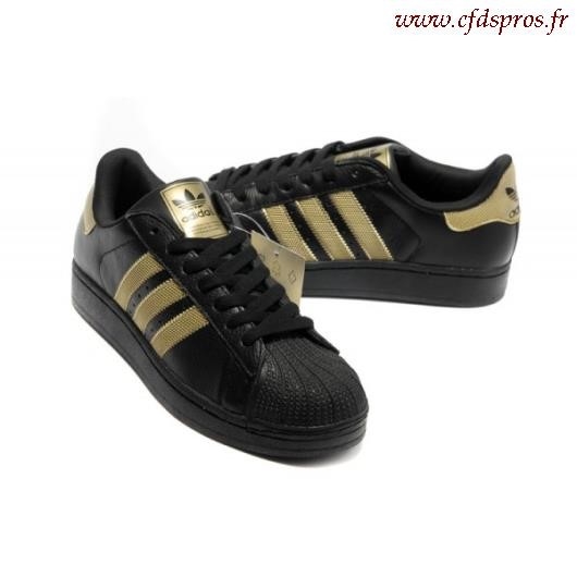 adidas noir doré femme