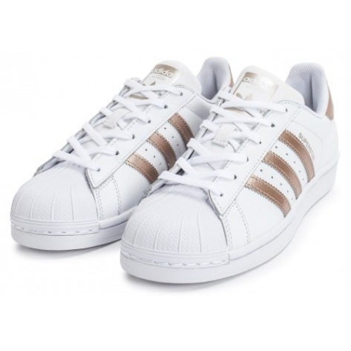 adidas superstar rose gold femme