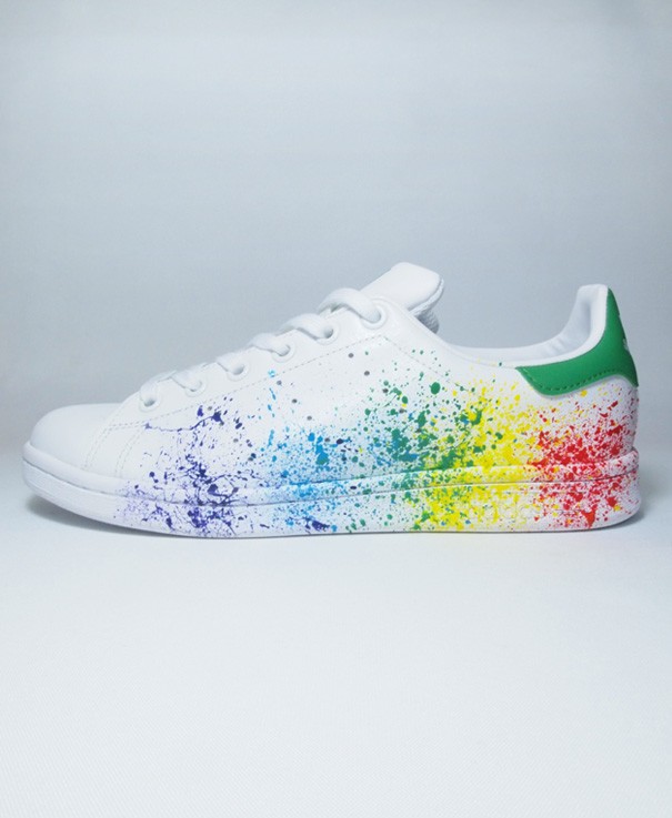 adidas superstar avec peinture