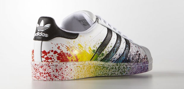 adidas superstar avec peinture