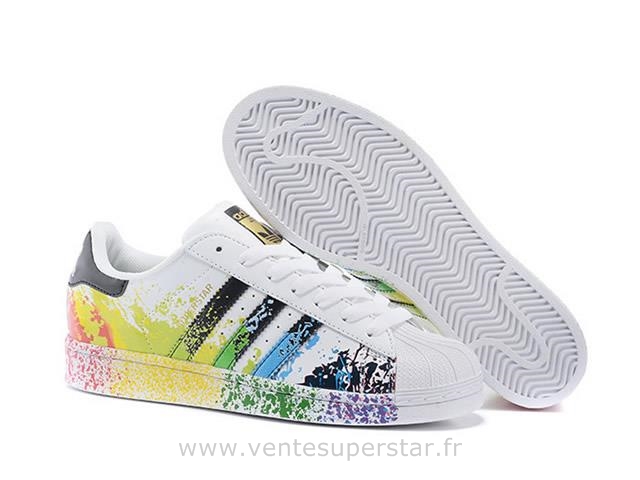 adidas superstar peinture femme