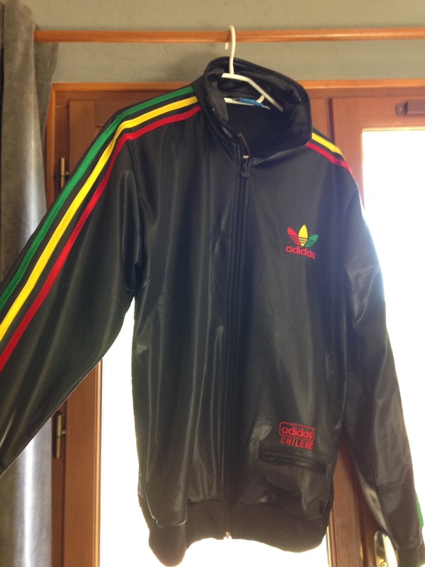 veste adidas homme noir et rouge