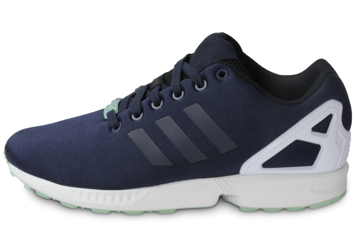 zx flux bleu marine et rose