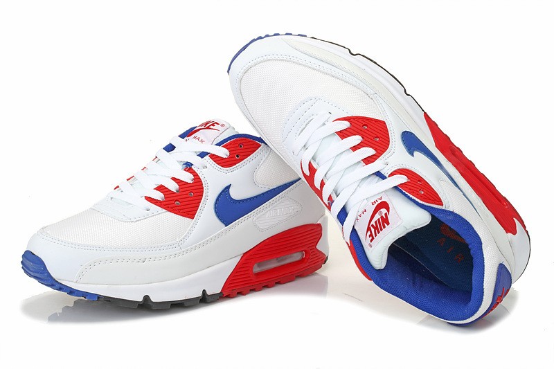 air max 90 bleu blanc rouge