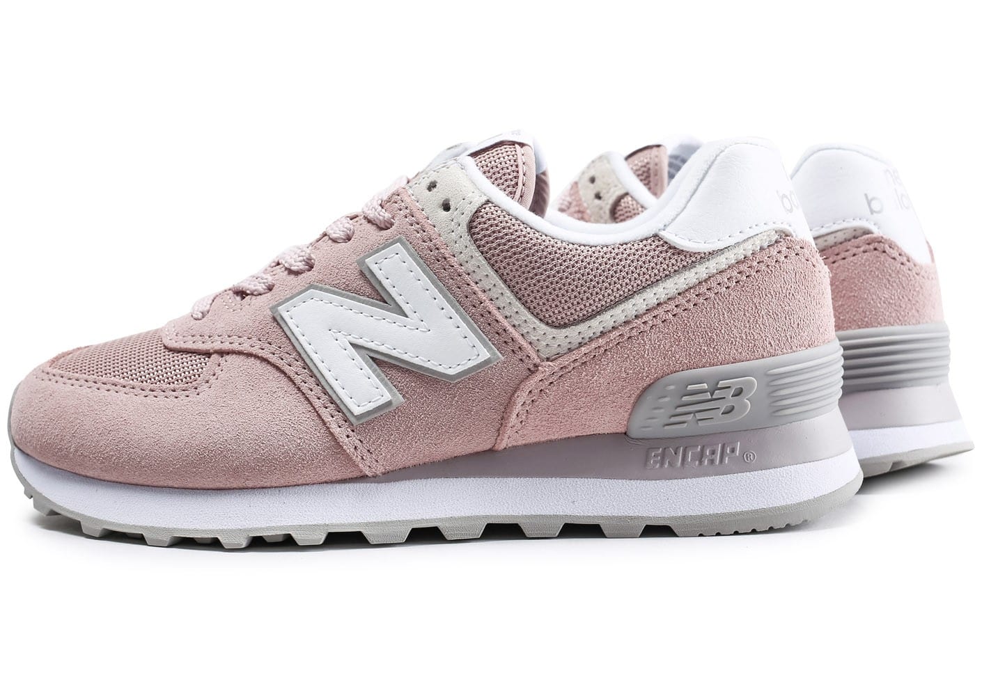 basket new balance femme rose pale