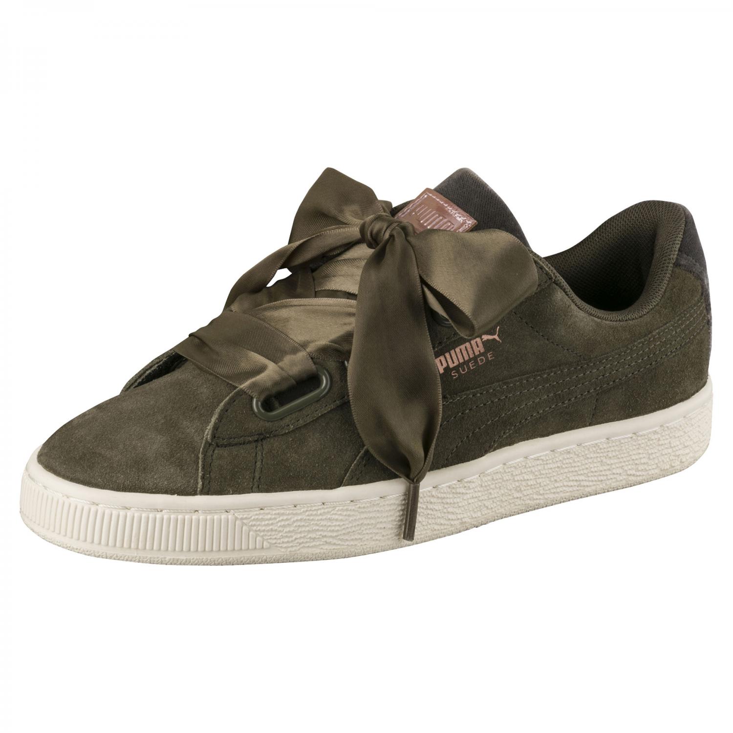 basket puma noir et or