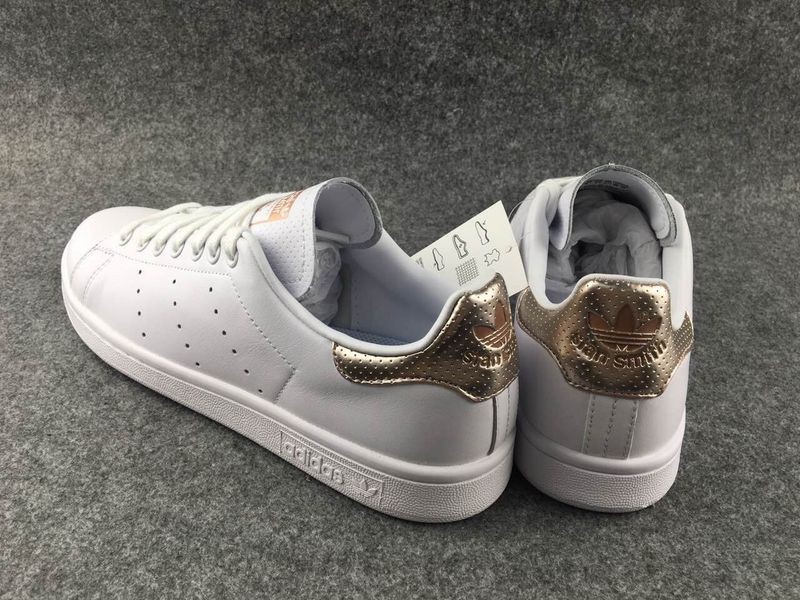 stan smith femme rose gold
